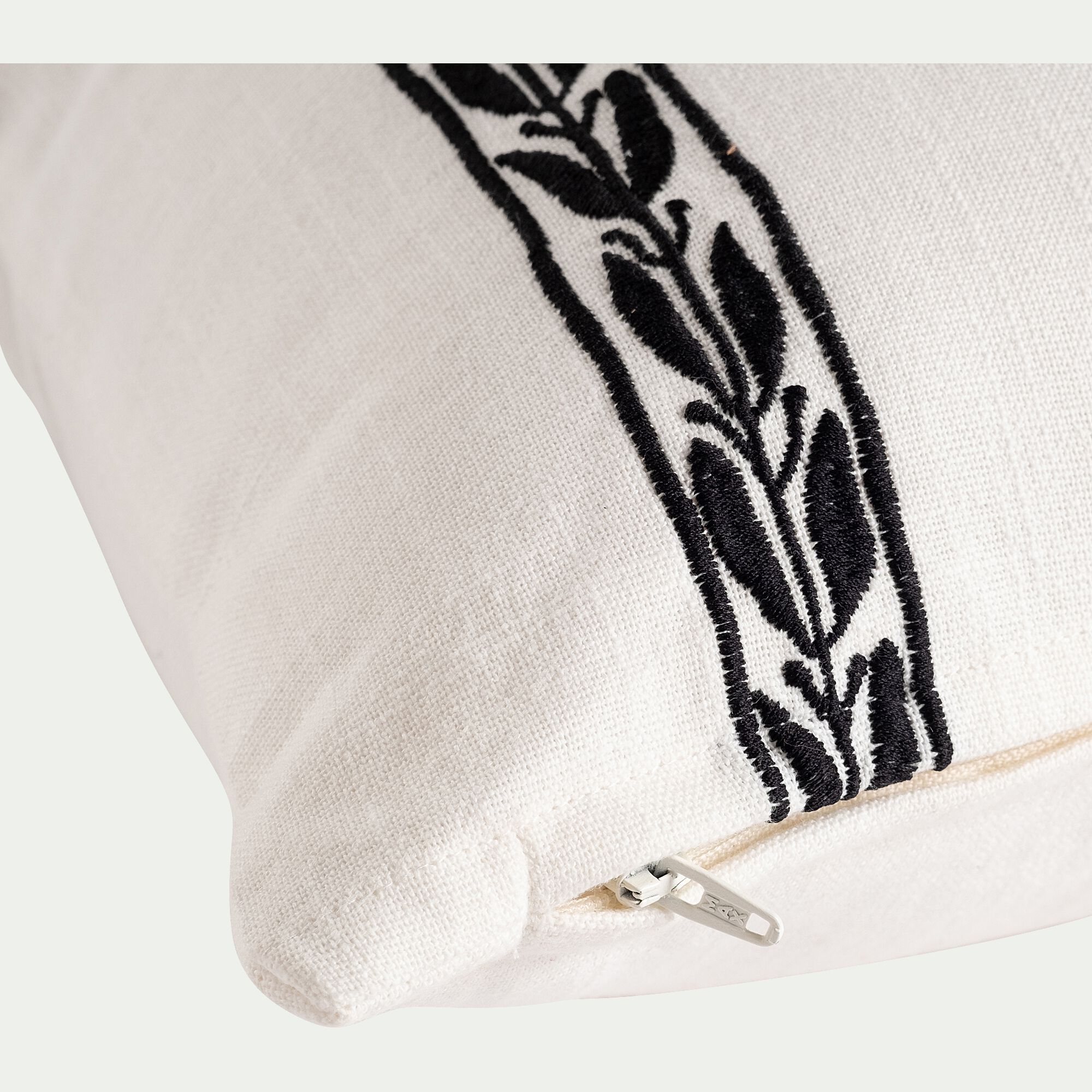 KISSOS - Coussin en coton à motif Kissos 40x60cm - blanc