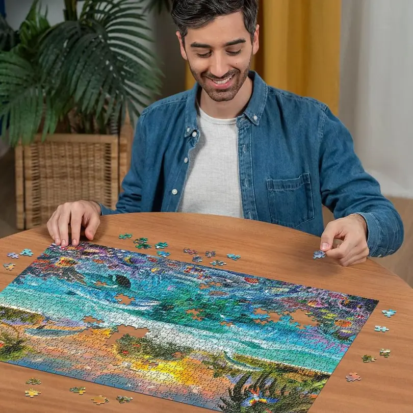 Puzzle 1000er-Set Die Unterwasserinsel