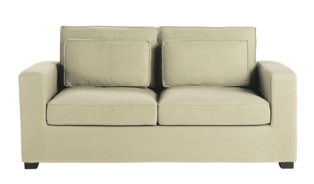 Milano - Canapé 2/3 places en toile mastic