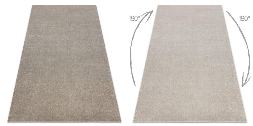 Dywan SOFT 2485 K60 11 Jednolity, jednokolorowy beż 80x150 cm