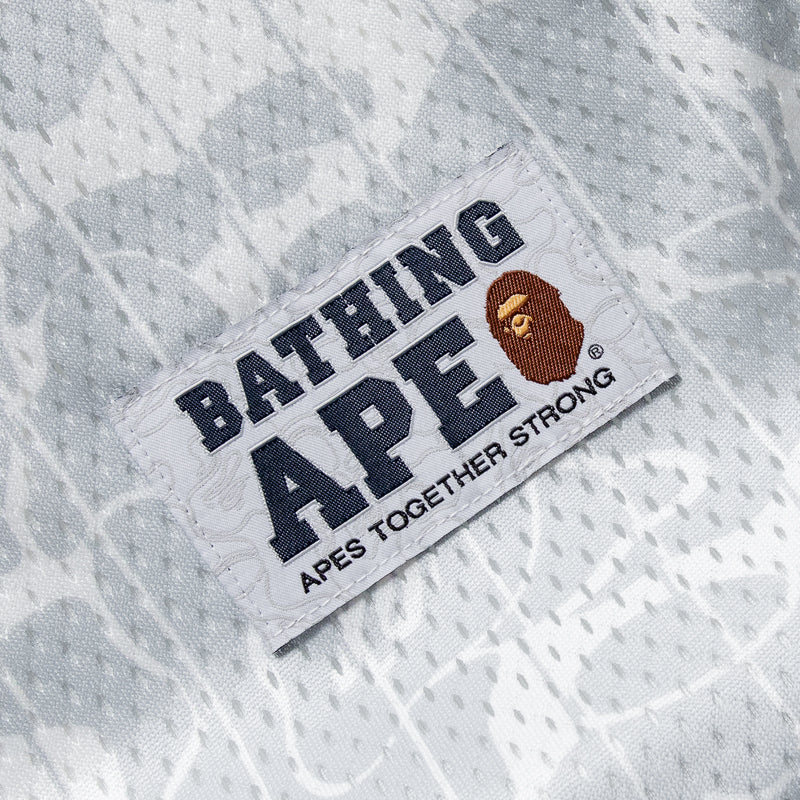 A Bathing Ape Camo Stripe Baseball Jersey - Gray