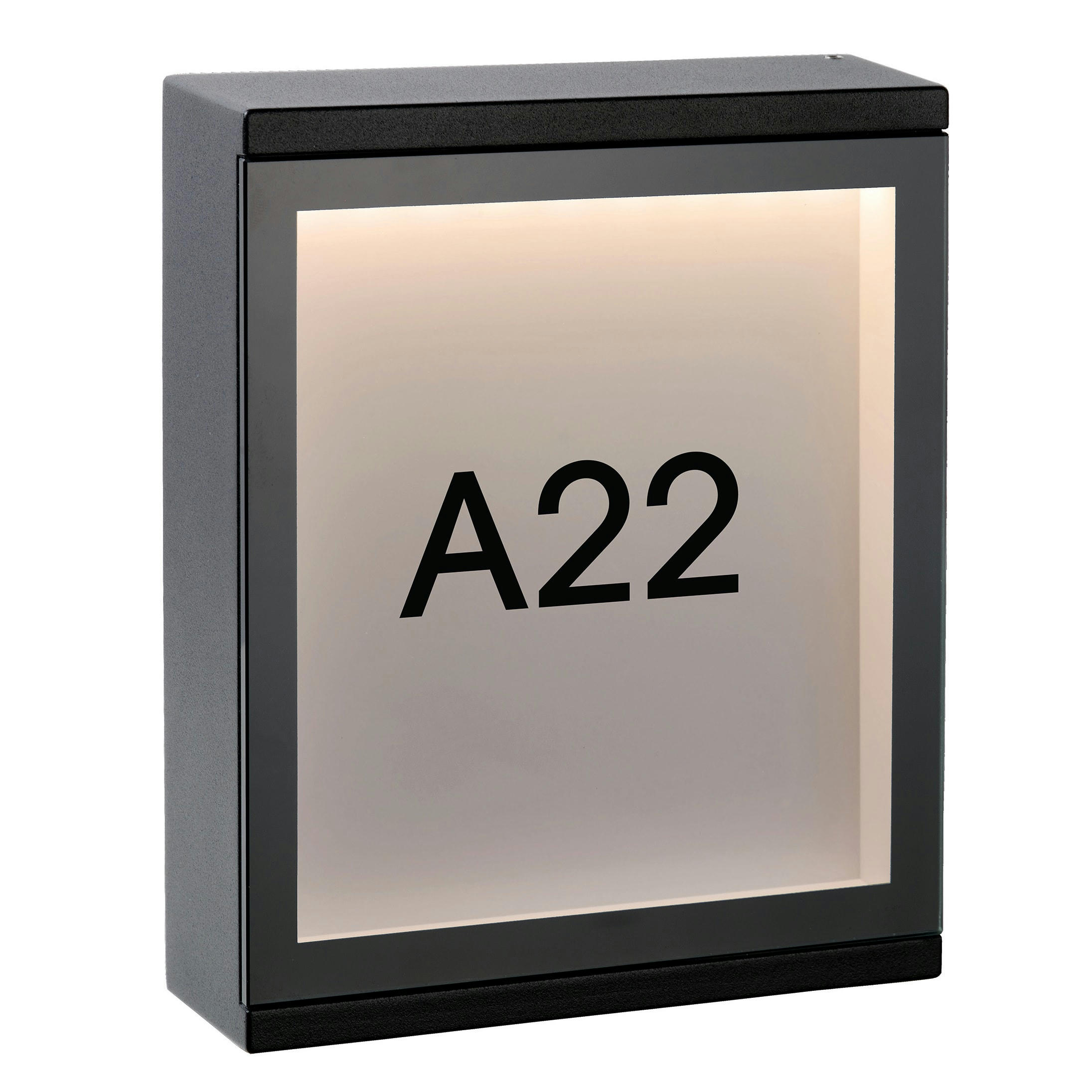 CADRA - Applique extérieur en aluminium noir