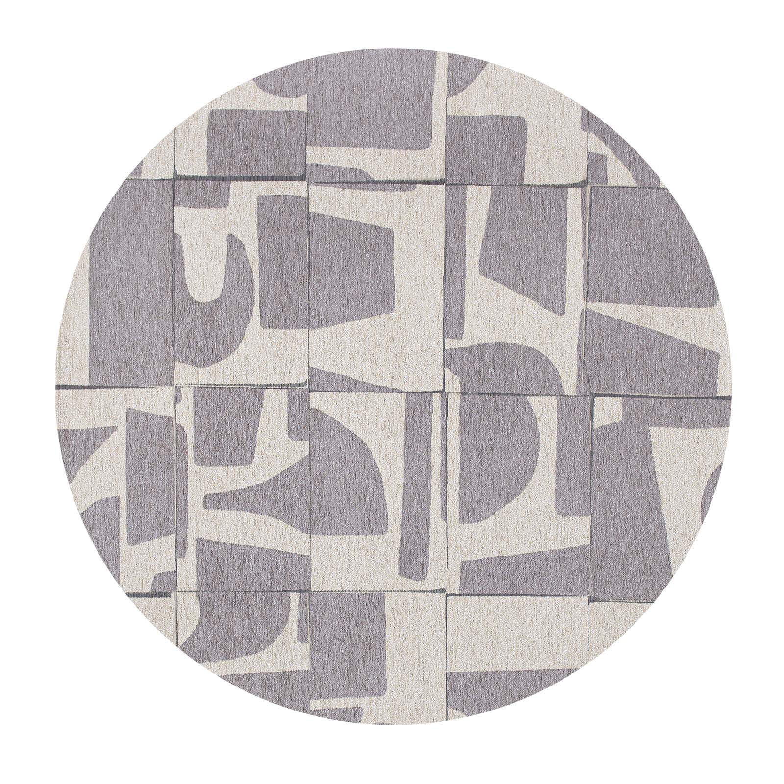 Louis De Poortere vloerkleed String - grijs - 140x140cm