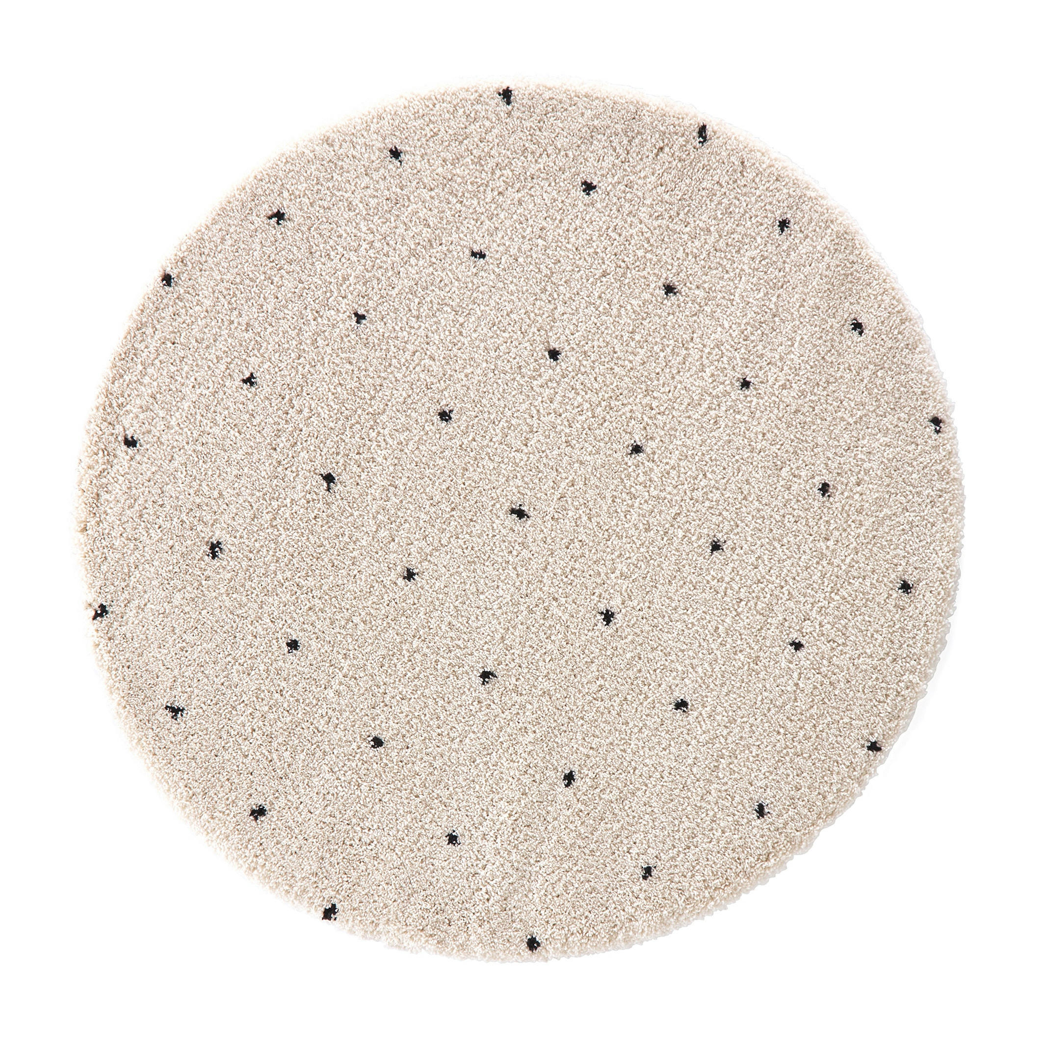 Tapis rond à pois style berbère, Ava