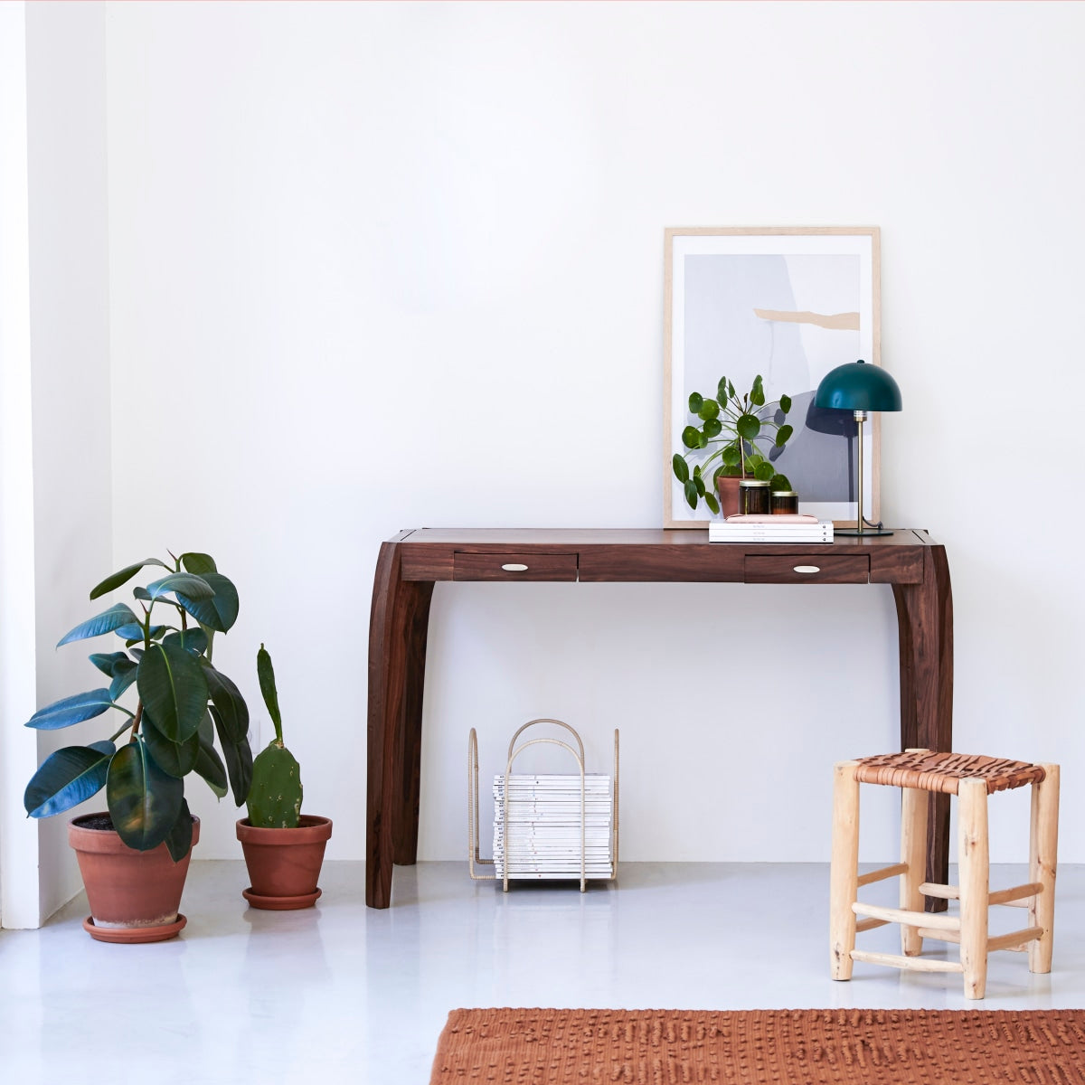 Tikamoon - Luna - Massief palissander bureau