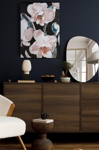 Obraz Kwiaty Orchidei 50x70 cm - Styl Glamour