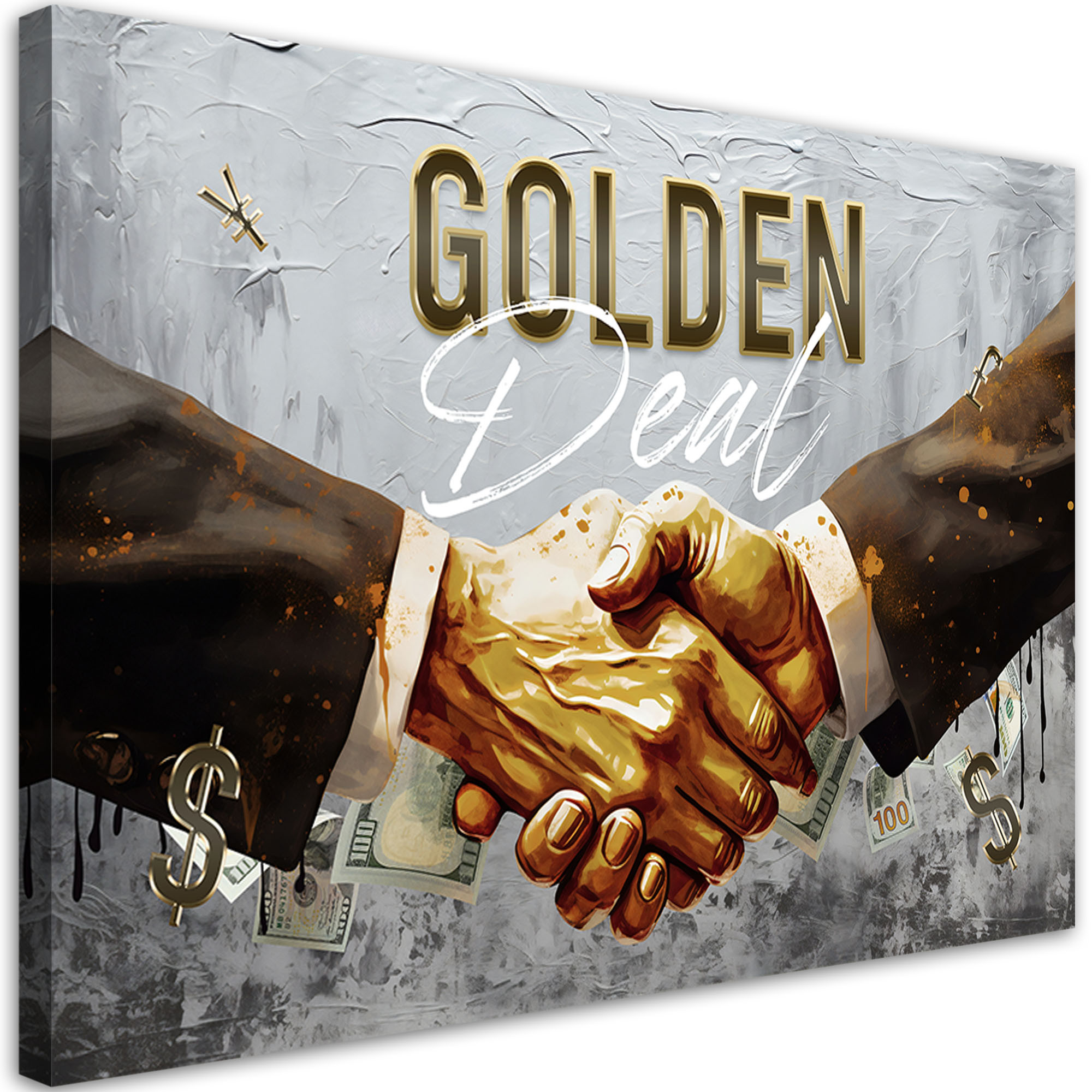 Feeby Obraz na płótnie, Golden Deal 60x40