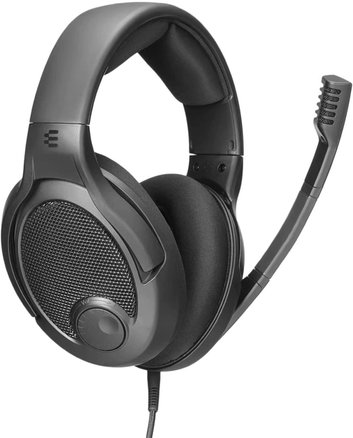 DROP + EPOS PC38X Gaming Headset Noise-Cancelling Microphone with Over-Ear Open-Back Design, Velour Earpads, Compatible with PC, PS4, PS5, Switch, Xbox, Mac, Mobile, and More (Black)