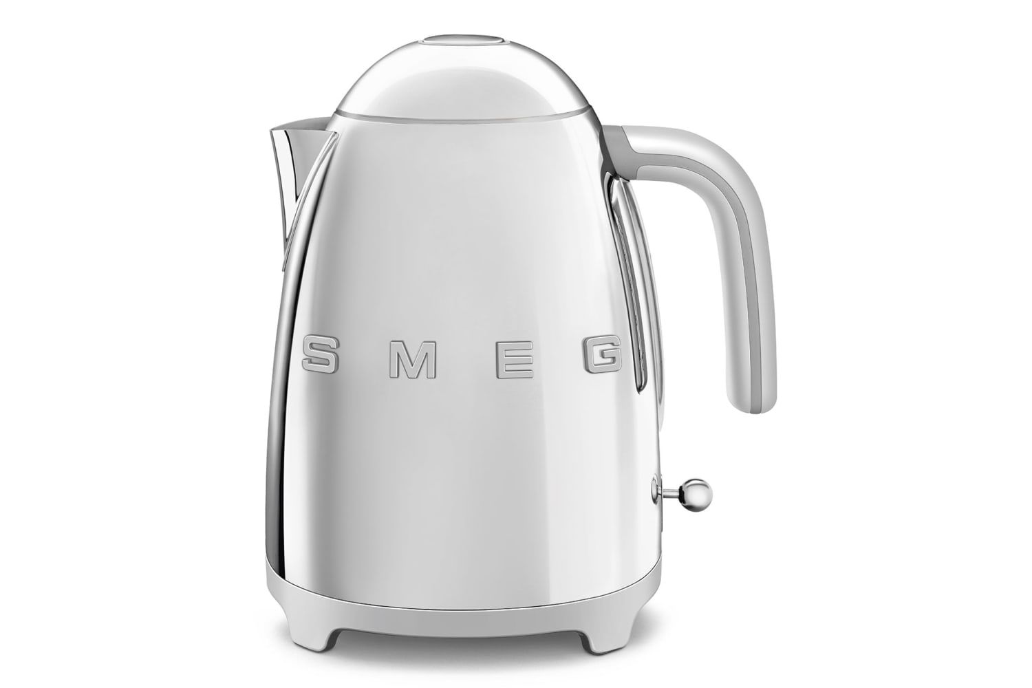 Smeg Kettle & 4-Slice Toaster, Polished Stainless Steel, KLF03SSUK/TSF03SSUK