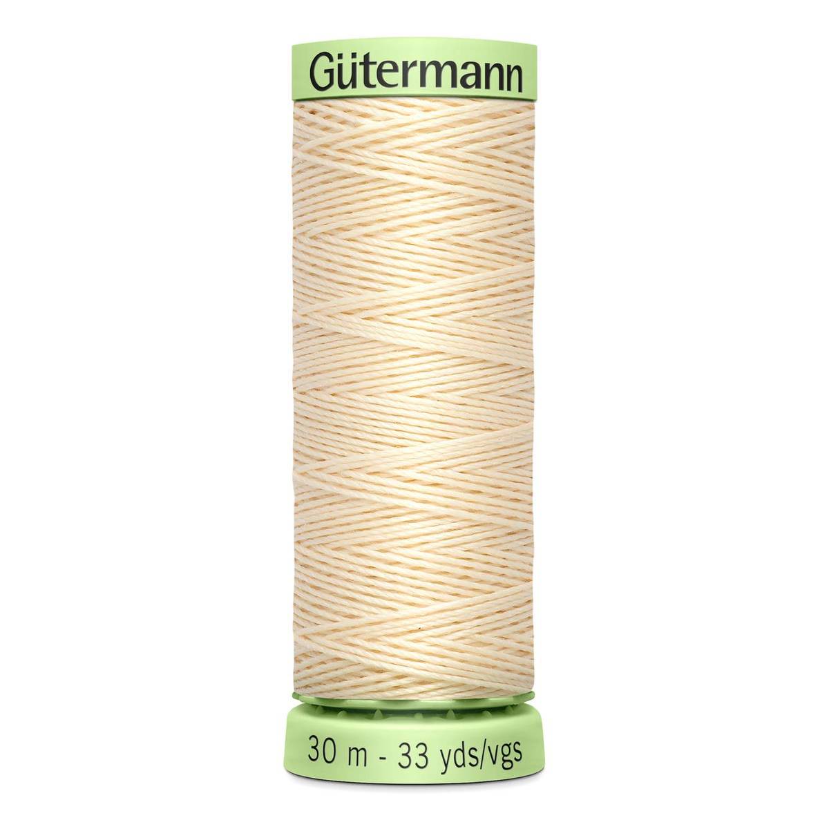 Gutermann Cream Top Stitch Thread 30m (414)