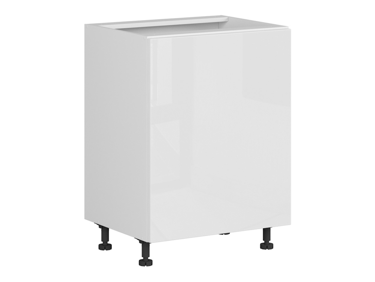 Szafka kuchenna dolna Top Line 60 cm prawa biały połysk