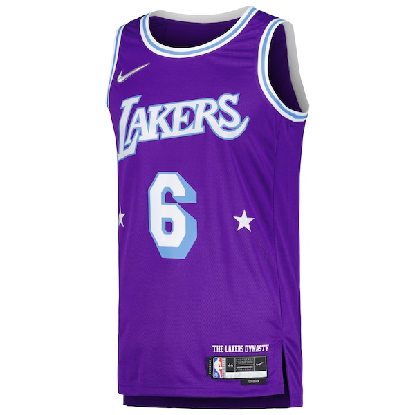 LeBron James Los Angeles Lakers Nike Swingman Player Jersey - City Edition - Purple