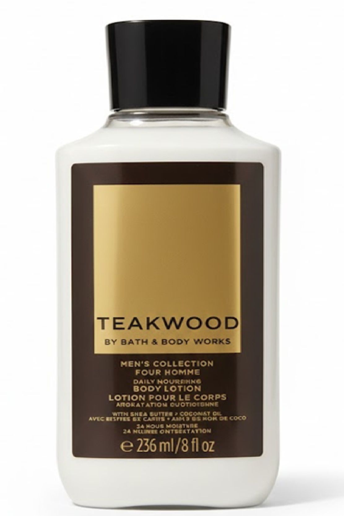 Bath & Body Works Teakwood Men’s Daily Nourishing Body Lotion 8oz with Shea and Coconut