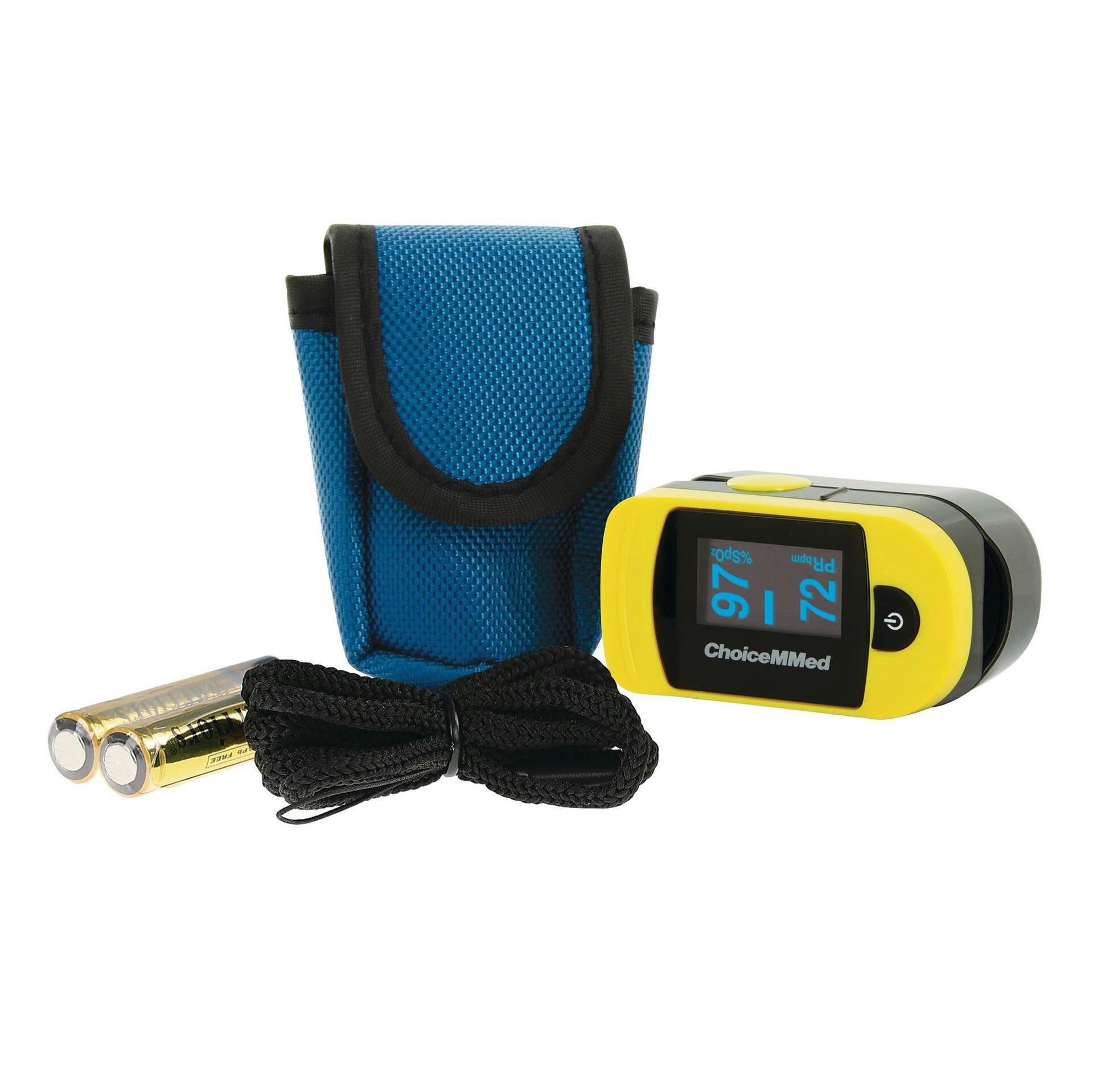 Choice MMed Fingertip Pulse Oximeter, Digital Pulse Rate Monitor & Oxygen Level Reader
