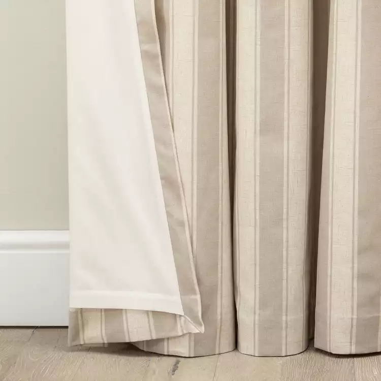 Habitat Textured Blackout Eyelet Curtains - Neutral