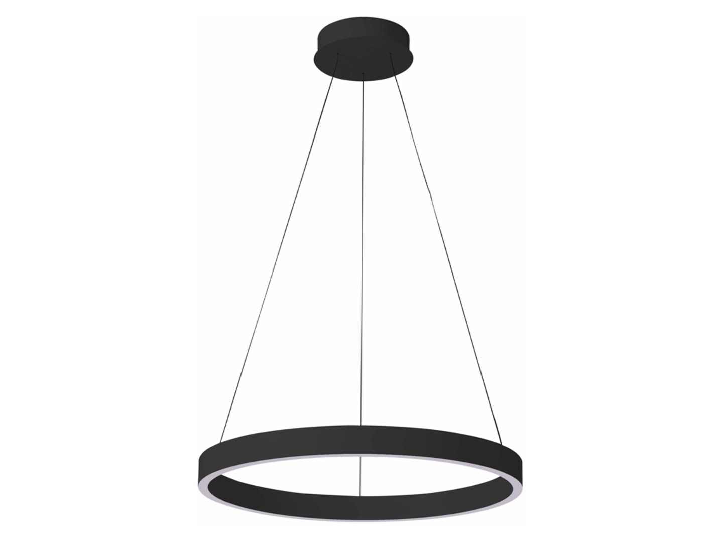 Lampa wisząca Brasco Down LED ze zmienną barwą światła czarna