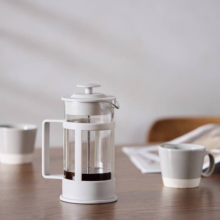 Habitat 3 Cup Plastic 350ml Cafetiere - Grey