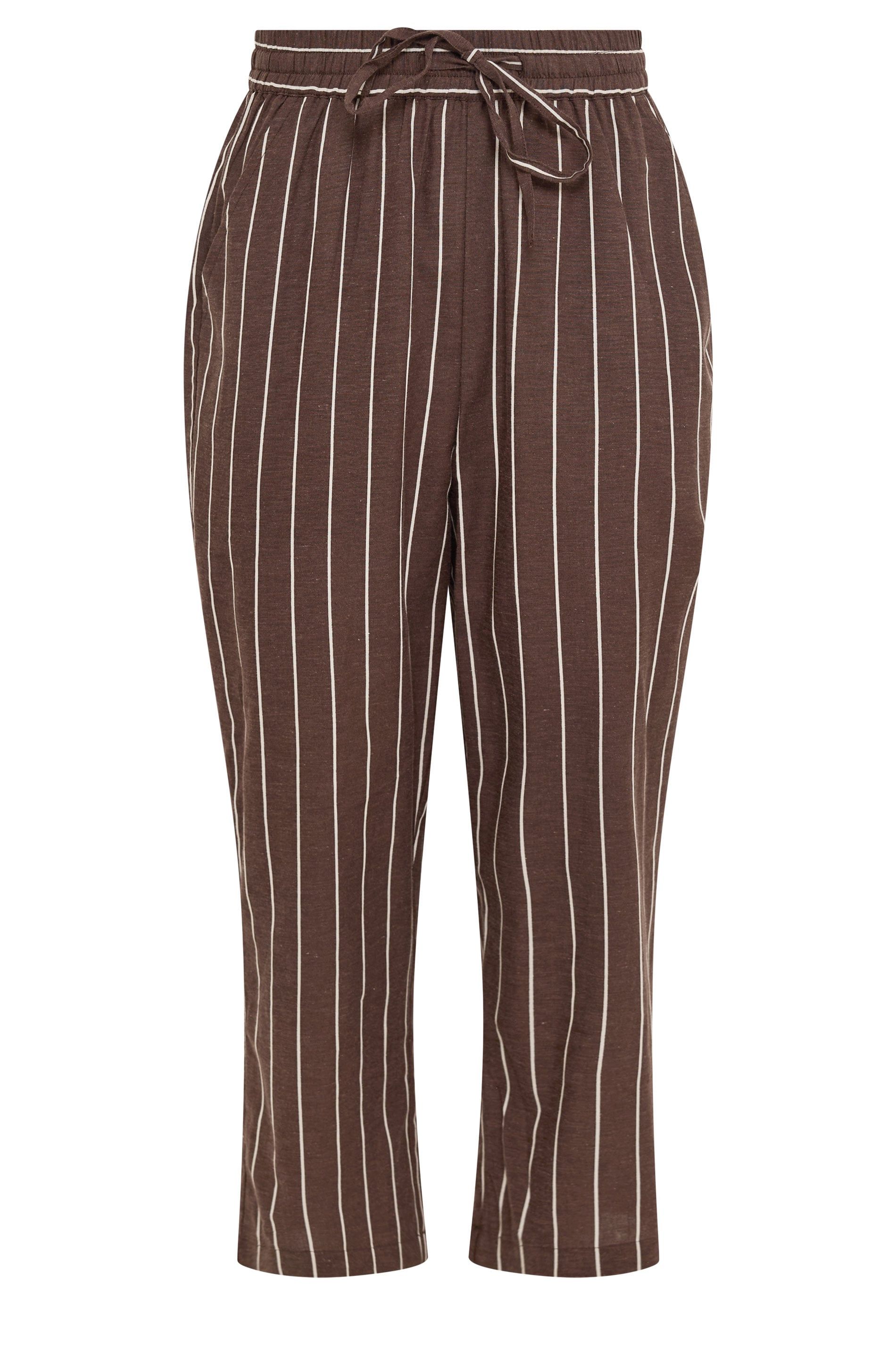 M&Co Tapered Cropped Trousers