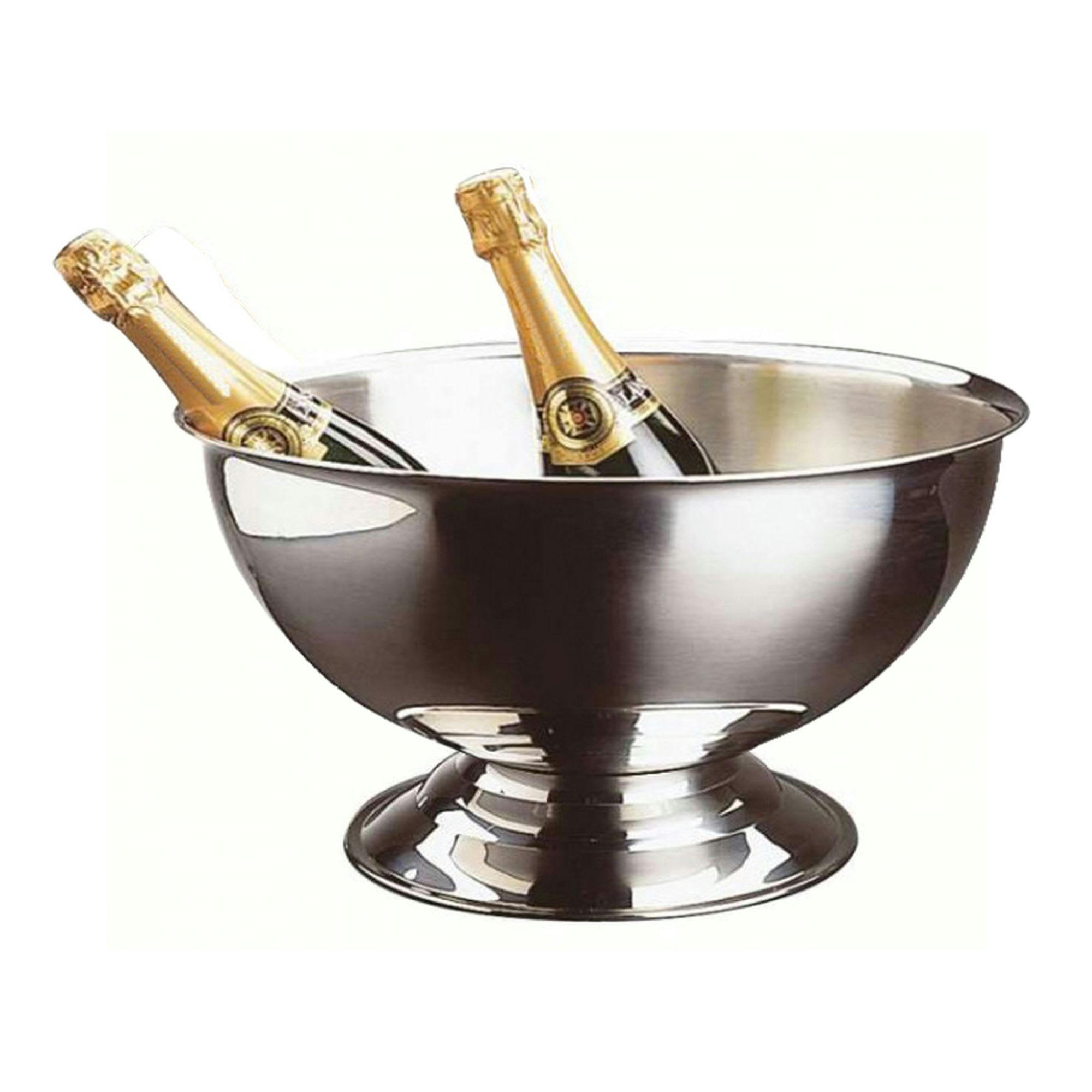- Grand seau à champagne en inox Ø40cm