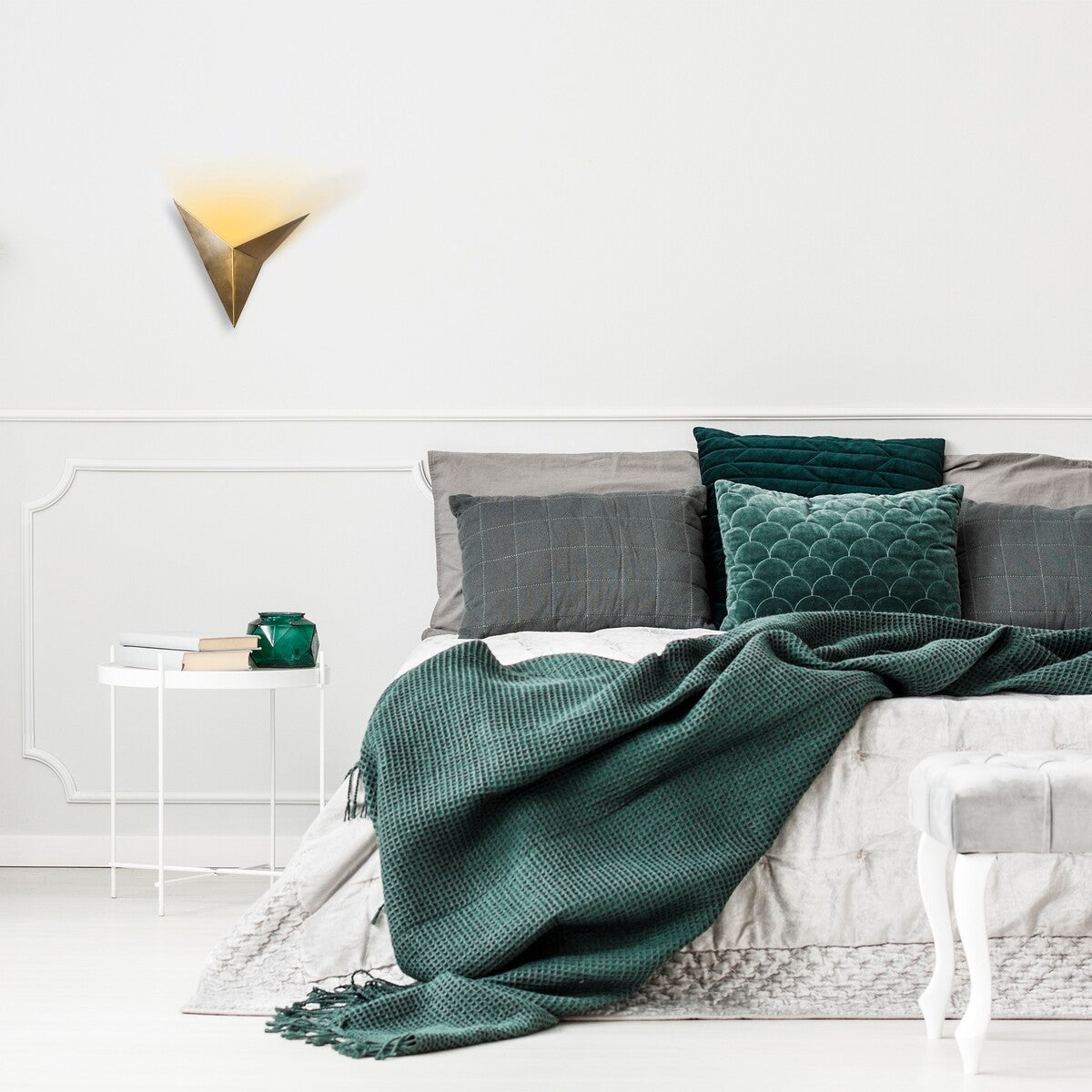 Asir - Wandlamp - Vintage - 34 x 5 x 34 cm