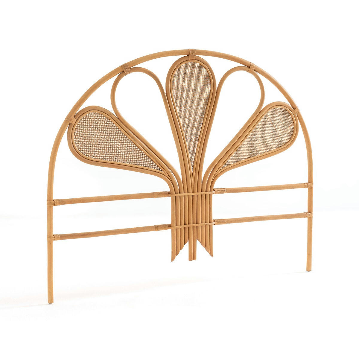 Tête de lit vintage en rotin, Petali