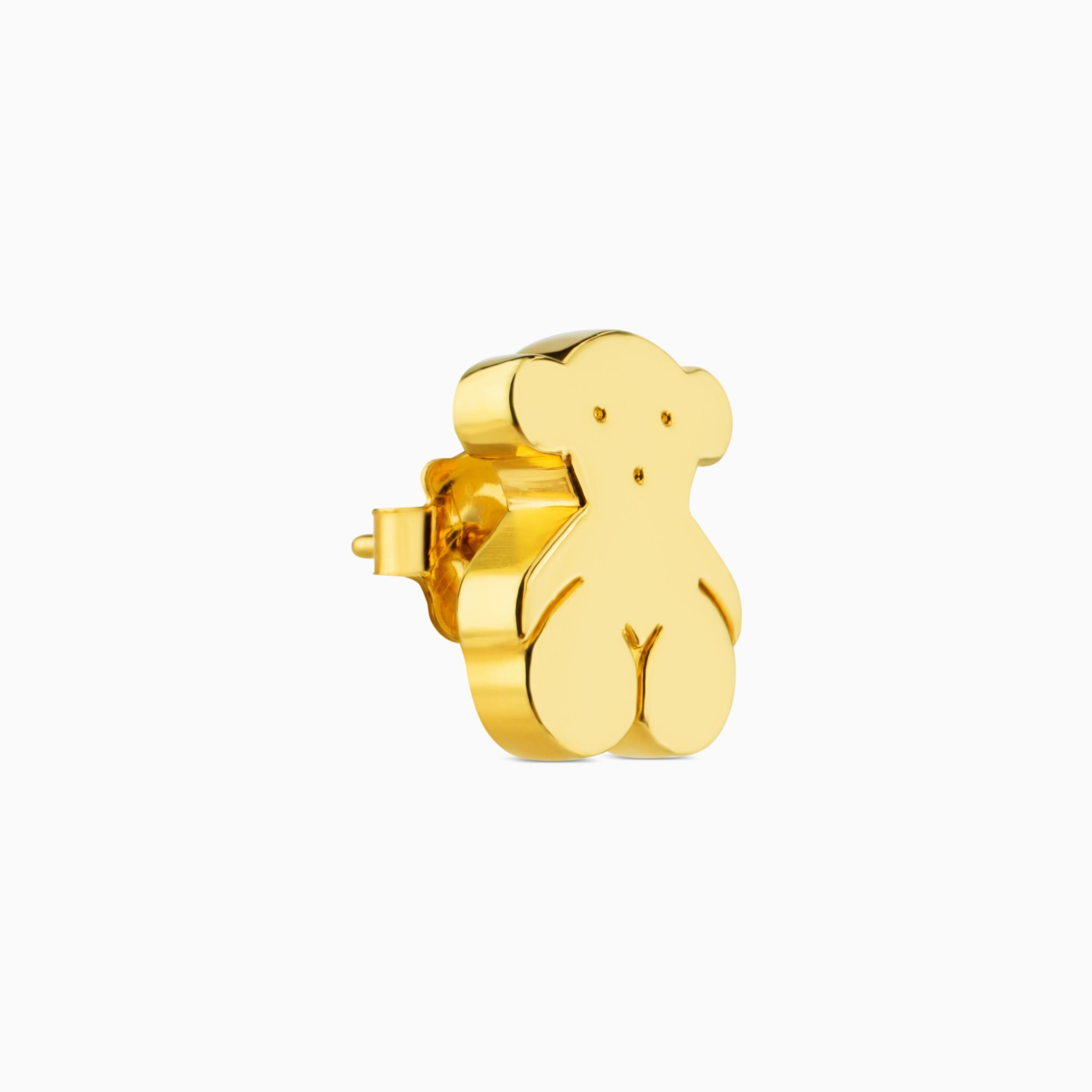 Pendientes pequeños de oro motivo oso Sweet Dolls