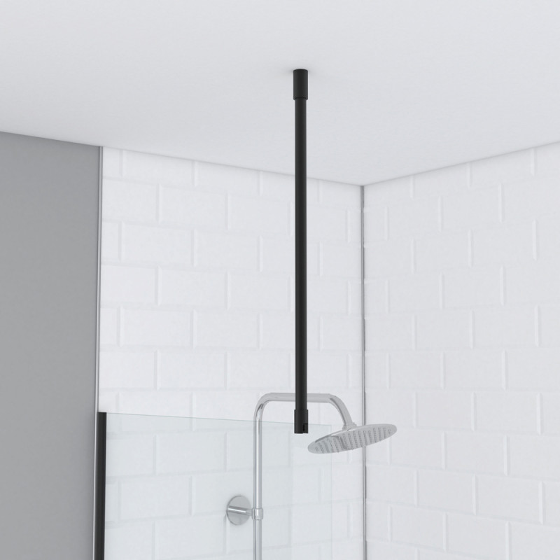 Barre de fixation au plafond Parma 2 noir 63 cm AURLANE
