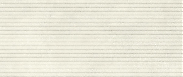 Carrelage effet Béton 3D Blanc Sable Lines 120x50x1 cm Mat Stavira - Mur intérieur (vendu par carton de 1,8 m²) - RO'MA CARRELAGE