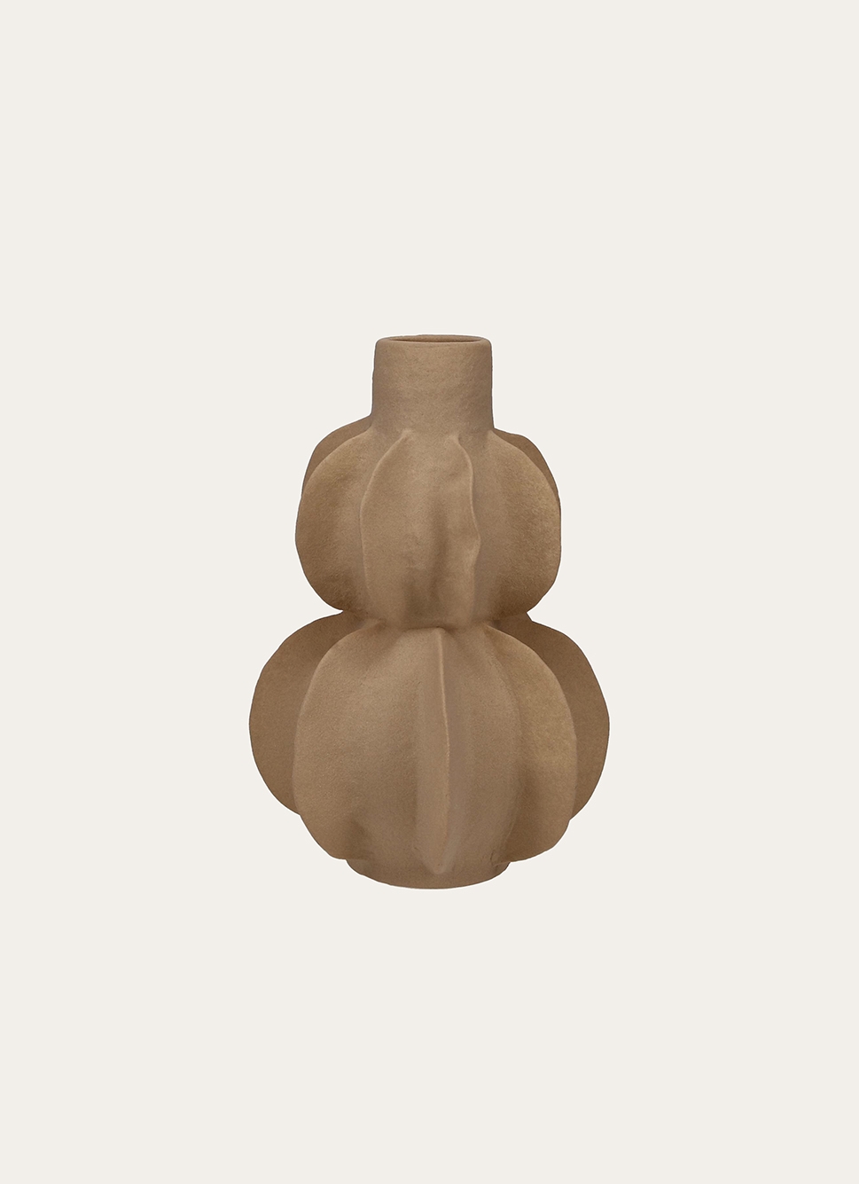 GRAND VASE MERINGUE BEIGE