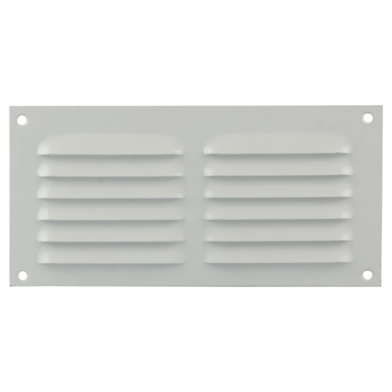 Grille de ventilation estampée blanche 200 x 100 mm RENSON