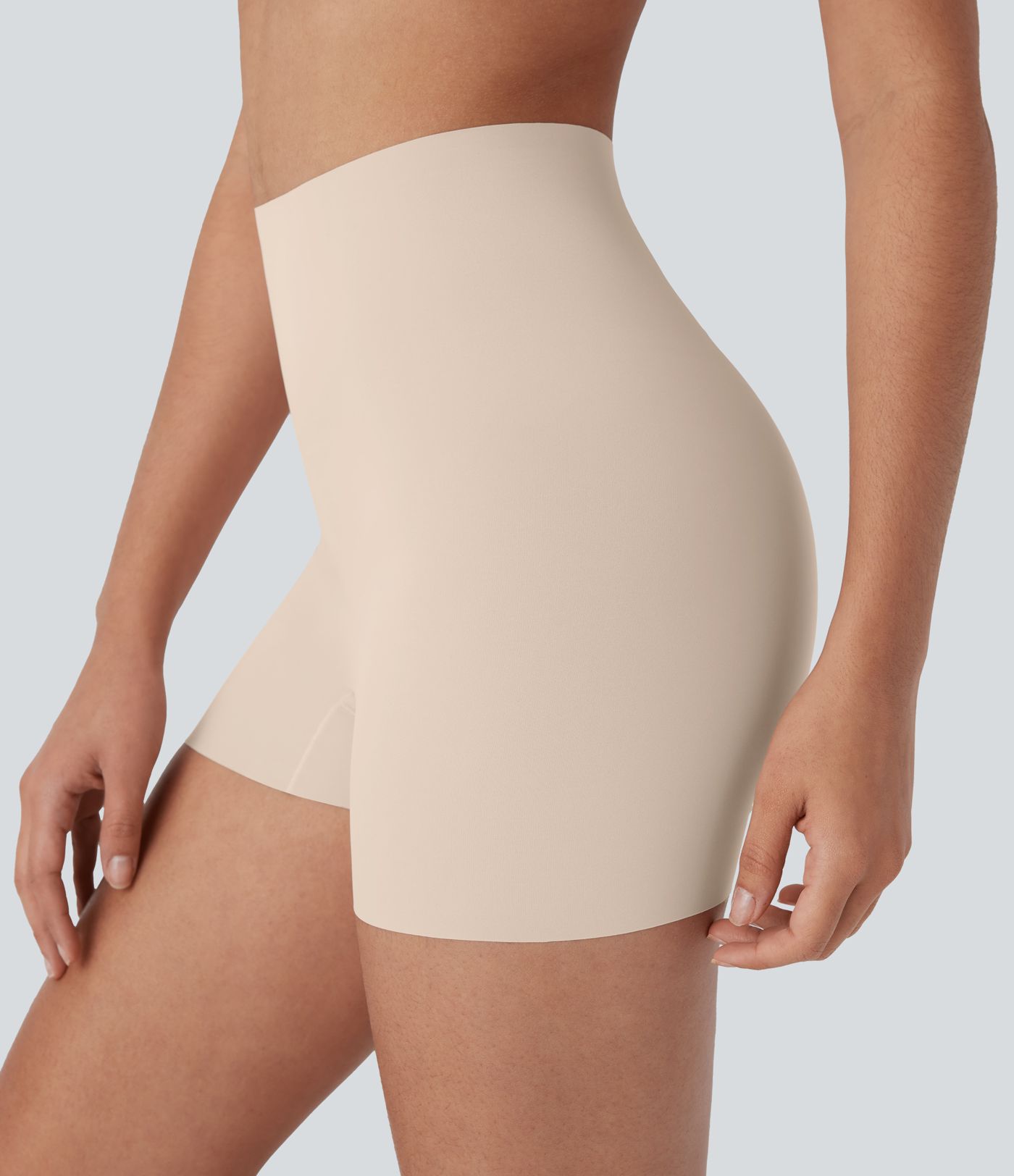 Short type boxer taille haute très extensible et doux pour la détente