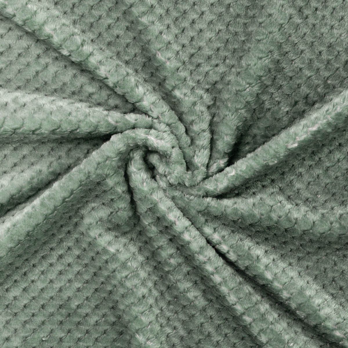 Koc GALEN gruby zielony z efektem ombre 150x200 cm