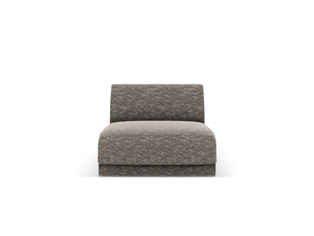 Micadoni Module Miley chenille grijs - 90x75x70cm