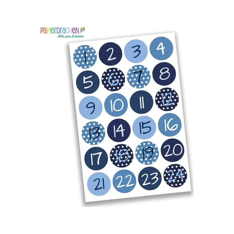 Sticker 24er-Set DIY