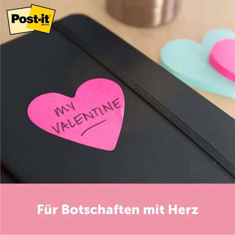 Haftnotiz Herz