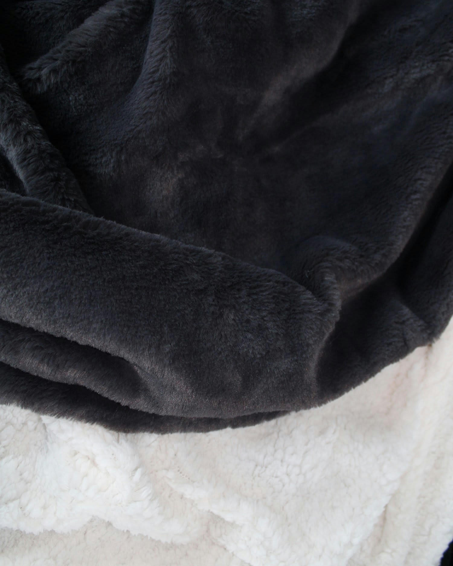 LAPIN - Plaid polaire doublé imitation 