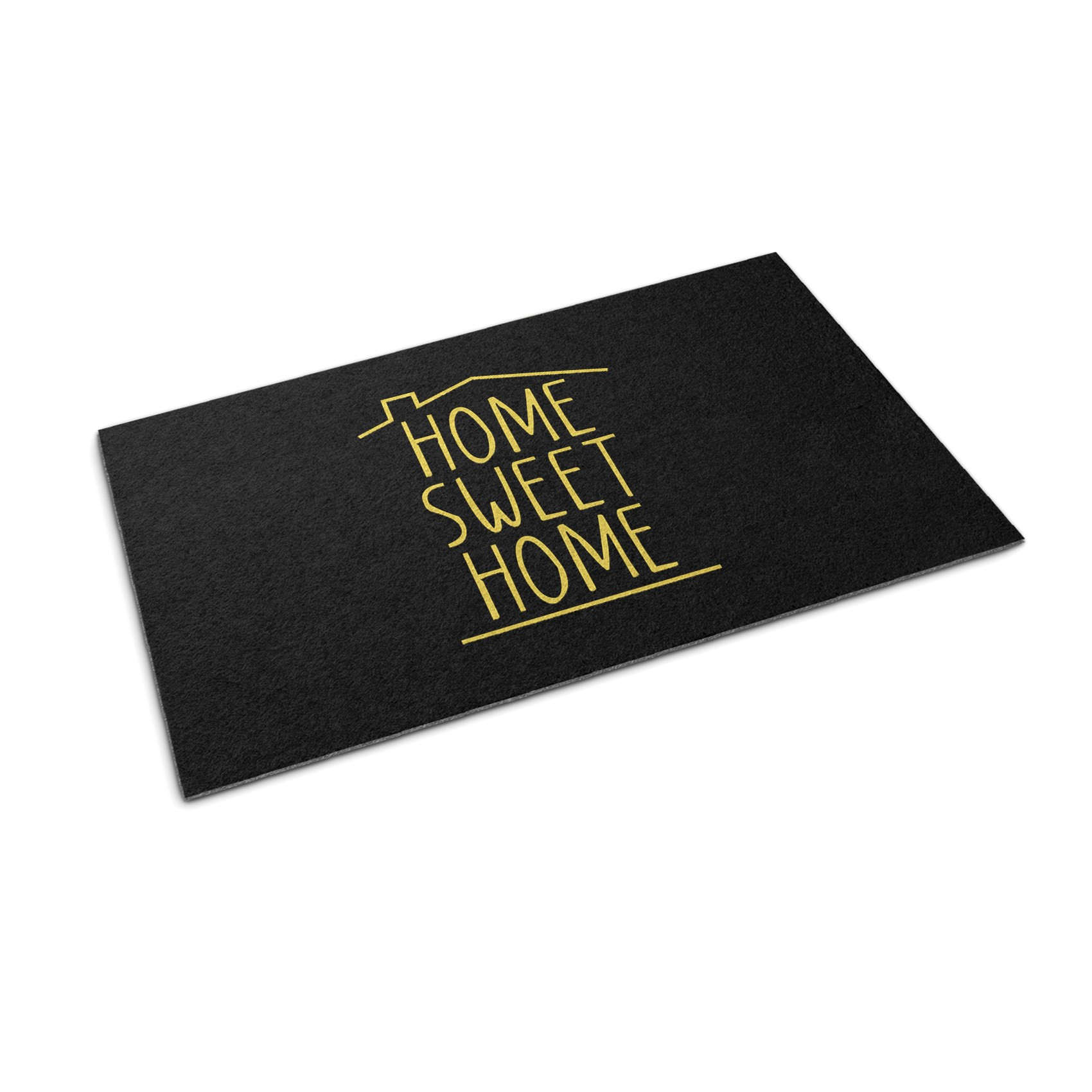 Mata wejściowa 60x40 Napis Sweet Home domowa atmosfera Tulup