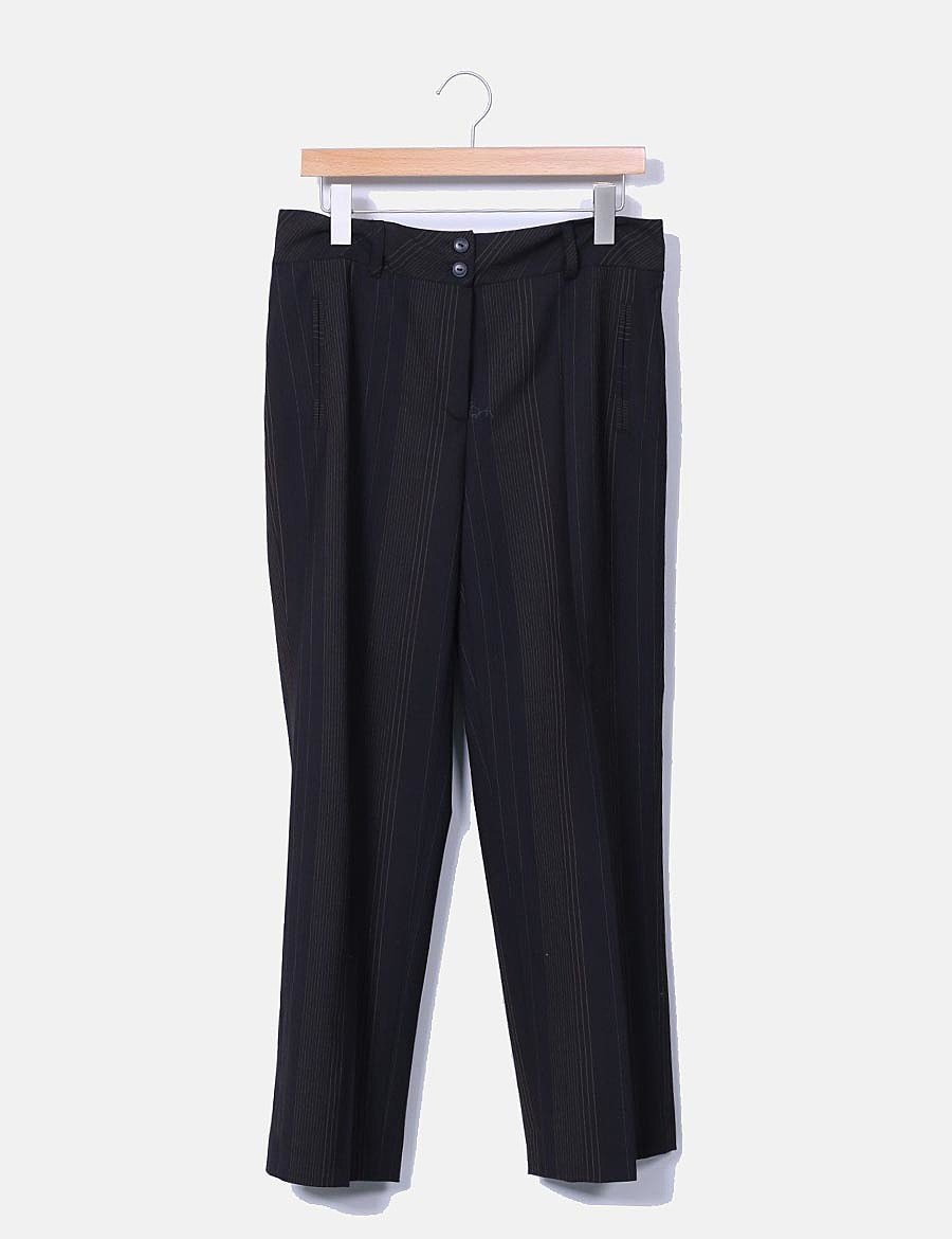 Camaïeu Two-tone straight trousers