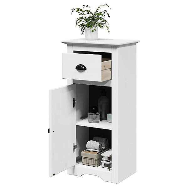 Armoire de salle de bain BODO blanc 44x30x90 cm vidaXL