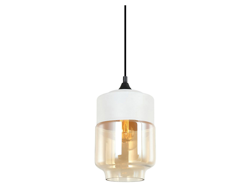 Lampa wisząca Molina stalowa biała