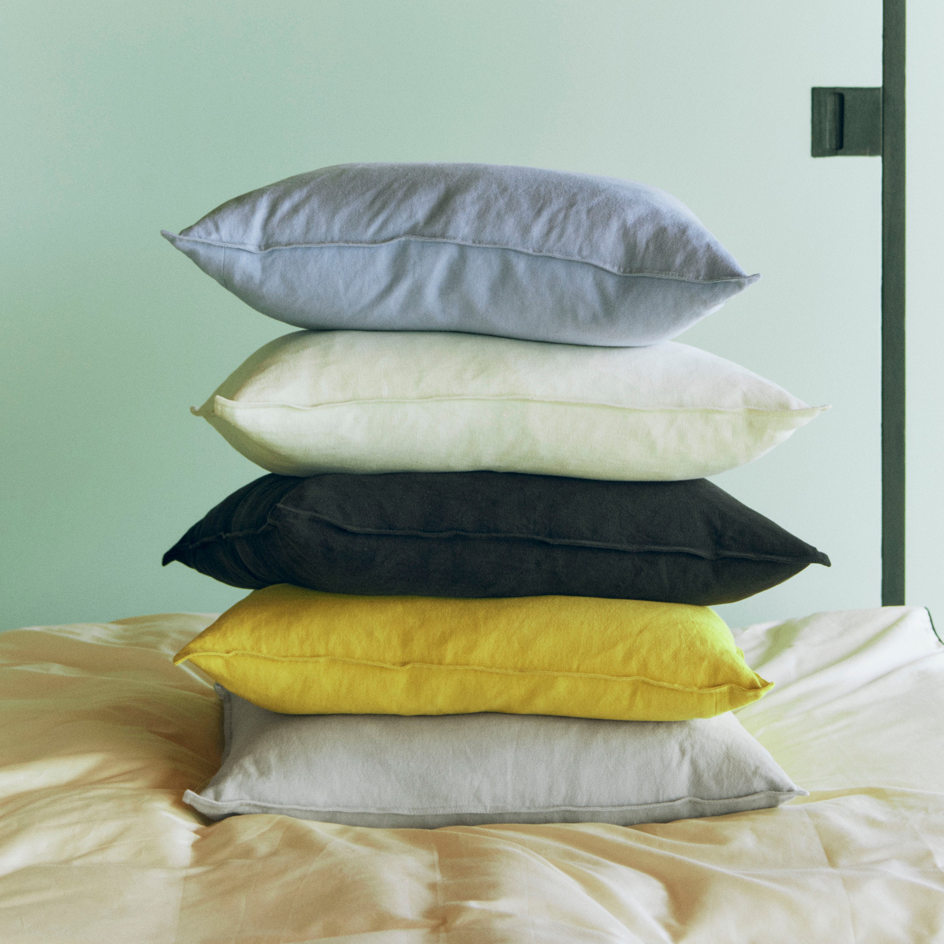 HAY Linen Kussenhoes 60 x 60 - Crème