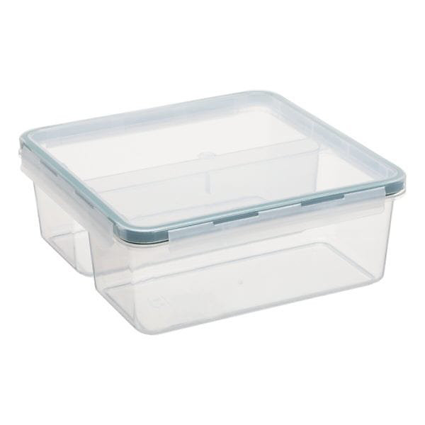 Boite Alimentaire en Plastique Double Compartiments 2 x 1,19 litre