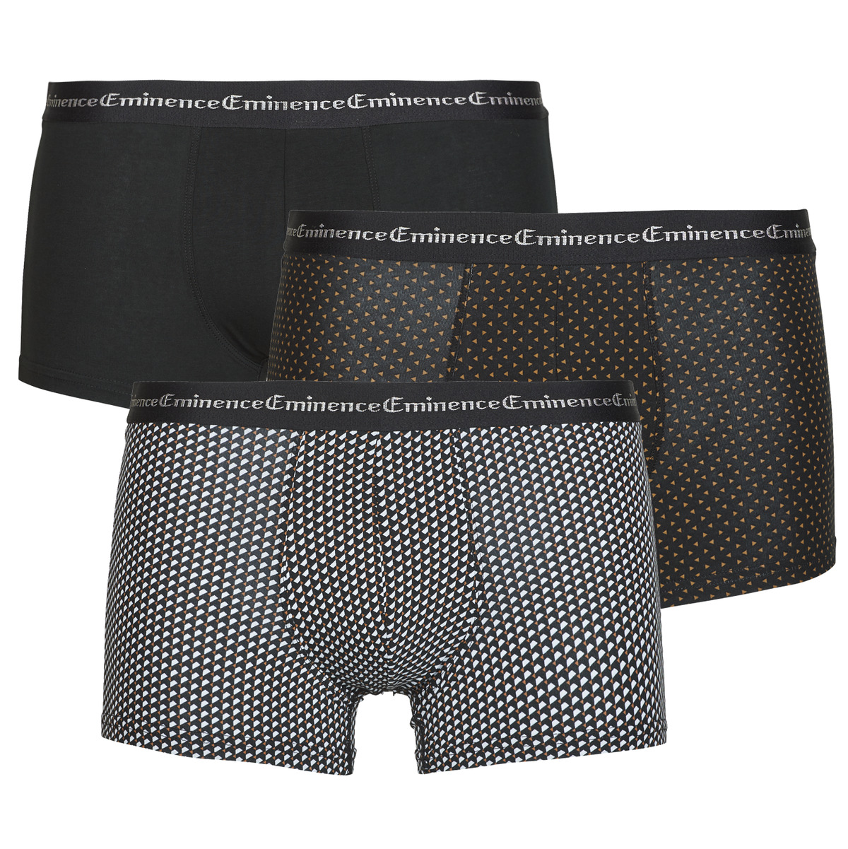 Eminence - BUSINESS BOXER Pack de 3 - Camel / Black