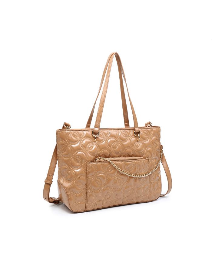 JFY 2 In 1 Set Of Small Purse And Matching Zip Top Tote Bag