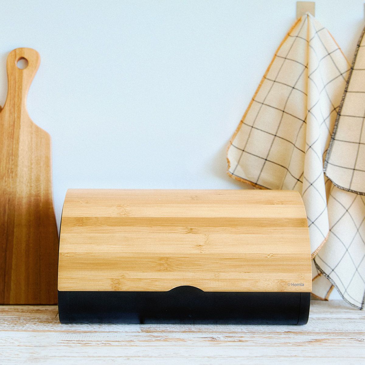 Chlebak RAKEL zaokrąglany czarny 38x25x21 cm