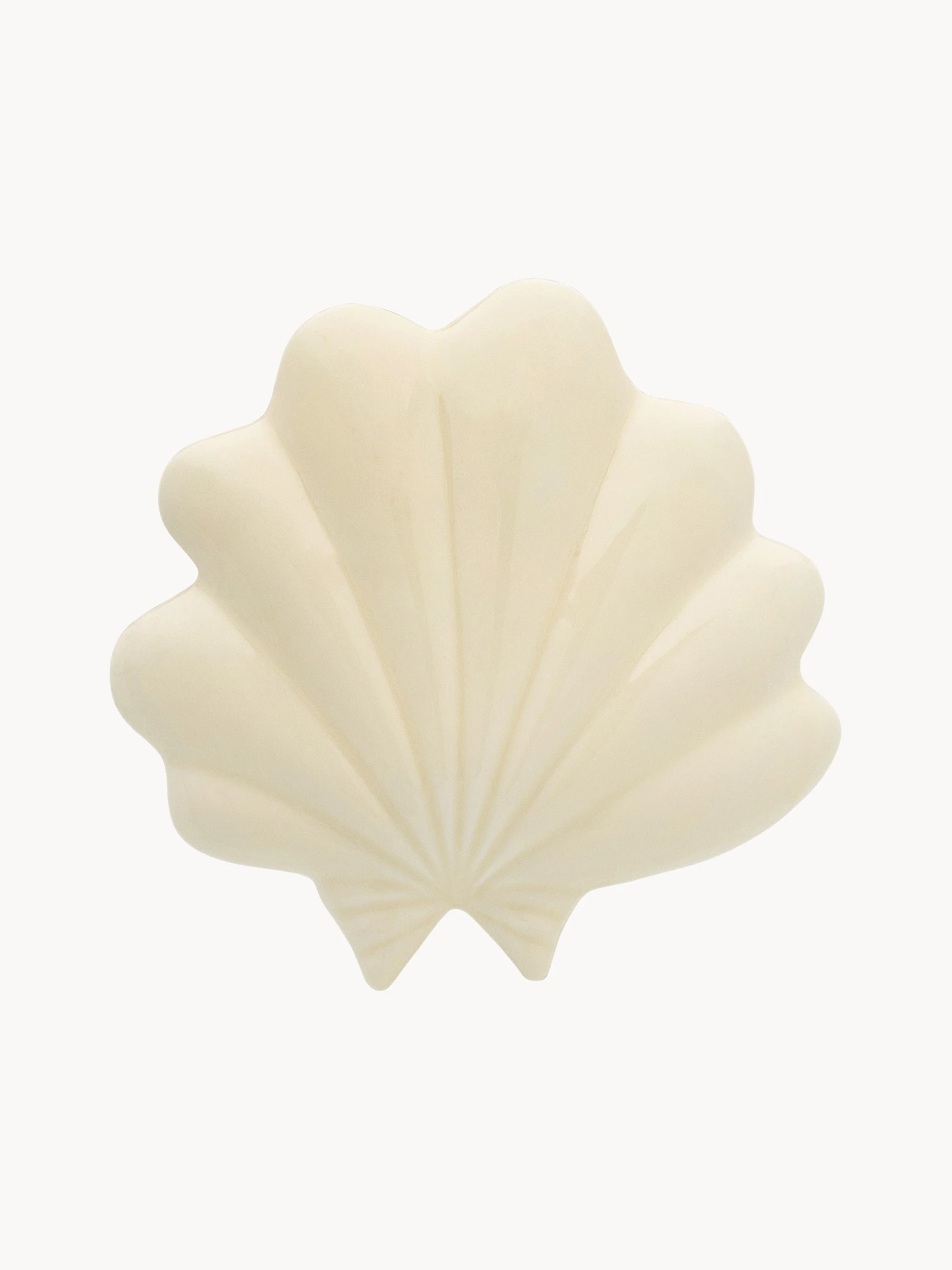 Handbemalte Wanddeko-Objekte Shell, 6er-Set