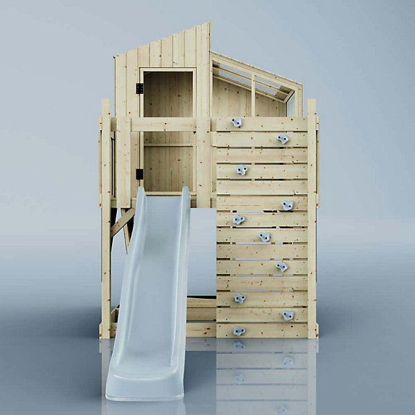 Aire de jeu PolarPlay Comète Aire de jeux portique bois avec toboggan &échelle d'escalade