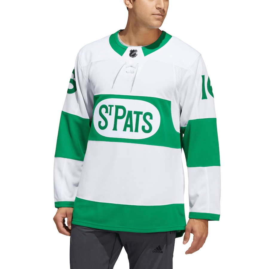 Mitchell Marner Toronto Maple Leafs adidas St. Patrick's Day Authentic Pro Player Jersey - White