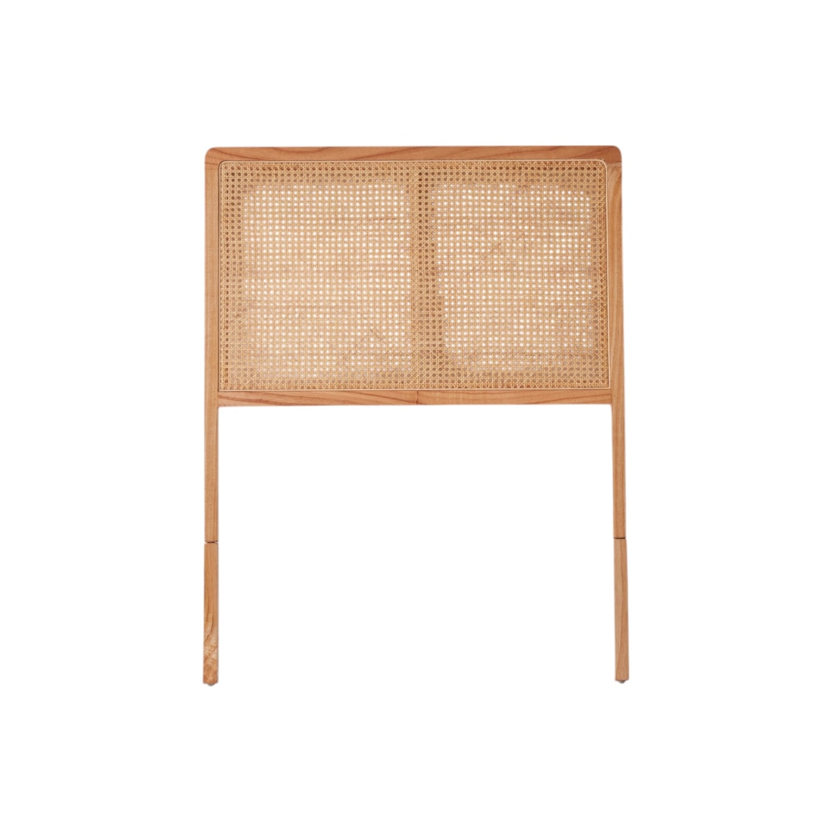 Tikamoon Hoofdbord van gevlochten rotan 90 cm - Naturel