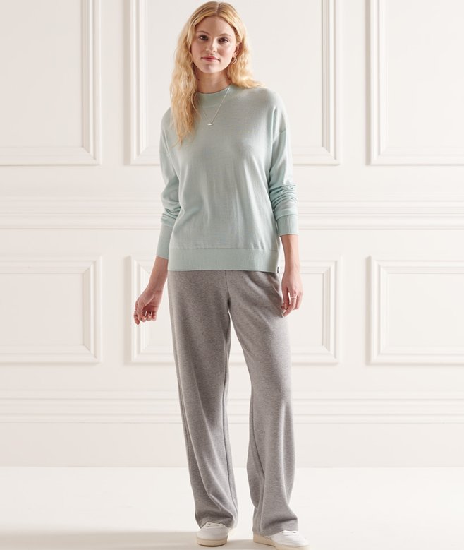 Merino Mock Neck Jumper